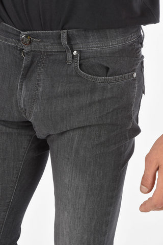 ID LUXURY DENIM 5-pocket Dark-Wash Jeans