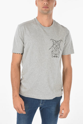 CC COLLECTION Crew Neck POLCRT Printed T-Shirt