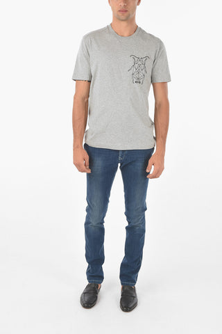 CC COLLECTION Crew Neck POLCRT Printed T-Shirt