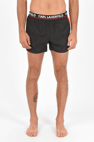 printed CARRY OVER Boxer Swimsuit