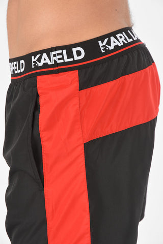 printed CARRY OVER Boxer Swimsuit