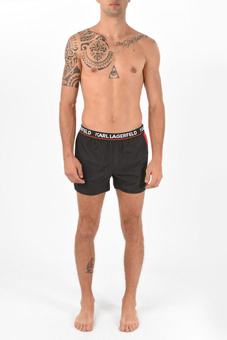 printed CARRY OVER Boxer Swimsuit