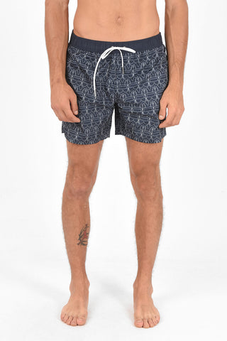 Printed CARRY OVER IKONIC ALL OVER Boxer Swimsuit