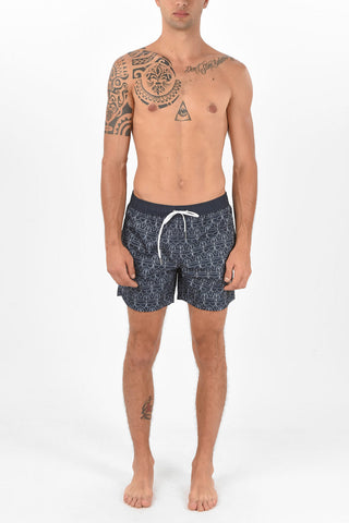 Printed CARRY OVER IKONIC ALL OVER Boxer Swimsuit