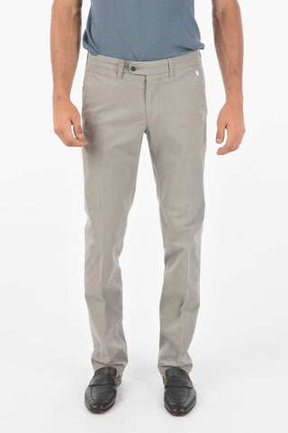 ID Pantaloni Chino in Cotone Stretch a 4 Tasche