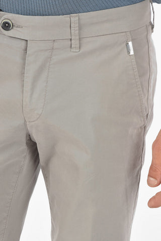 ID Pantaloni Chino in Cotone Stretch a 4 Tasche