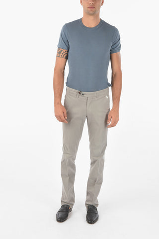 ID Pantaloni Chino in Cotone Stretch a 4 Tasche