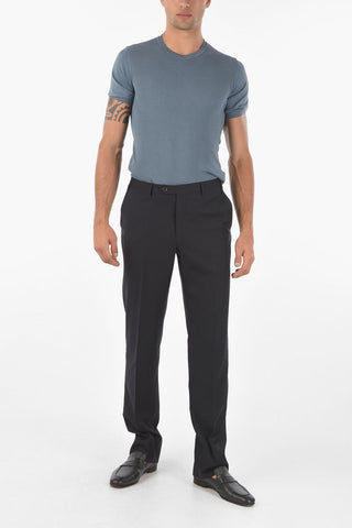 4 pockets virgin wool LEADER pants