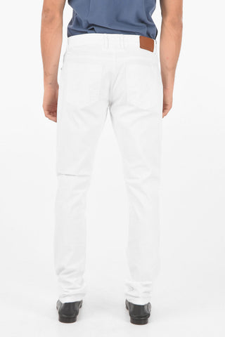 ID 5 Pocket Regular Fit Denims with Embroidered Back Pocket
