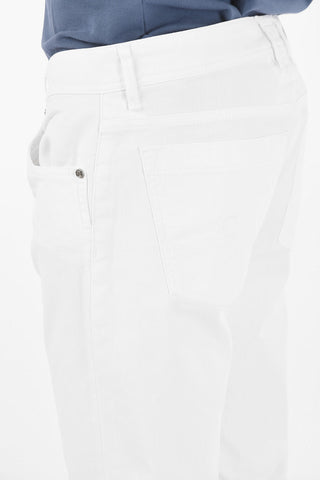 ID 5 Pocket Regular Fit Denims with Embroidered Back Pocket