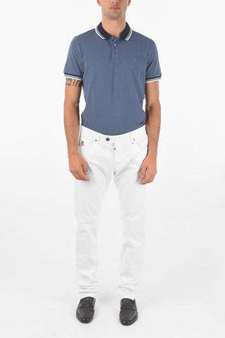 ID 5 Pocket Regular Fit Denims with Embroidered Back Pocket