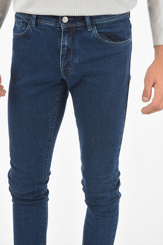 CC COLLECTION Stretched Cotton Dark-wash GULF Jeans 17cm