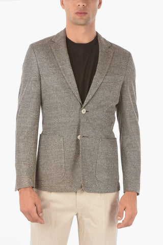 Blazer NEW LINO in Misto Cotone con Tasche a Toppa