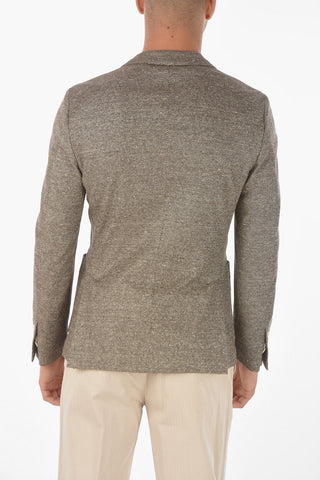 Blazer NEW LINO in Misto Cotone con Tasche a Toppa