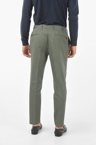 Cotton Cashmere ACADEMY Chino Pants with 5 Pockets
