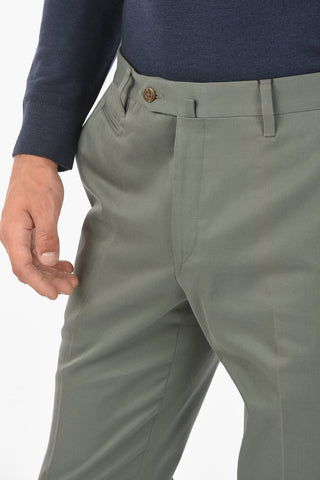 Cotton Cashmere ACADEMY Chino Pants with 5 Pockets