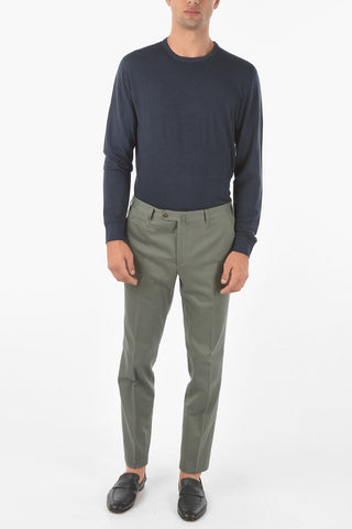 Cotton Cashmere ACADEMY Chino Pants with 5 Pockets