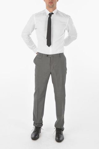 Virgin Wool Mohair ACADEMY Multipocket Pants