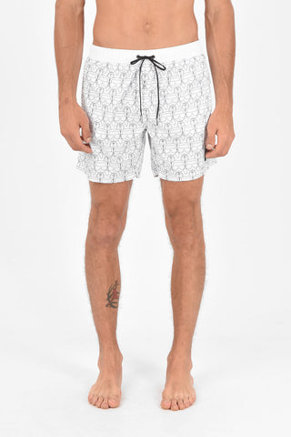 Printed CARRY OVER IKONIC ALL OVER Boxer Swimsuit