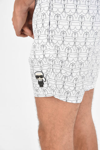 Printed CARRY OVER IKONIC ALL OVER Boxer Swimsuit
