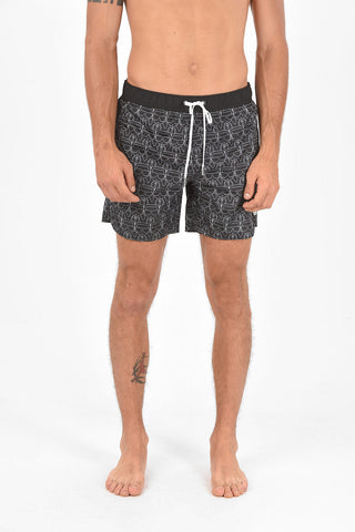 Printed CARRY OVER IKONIC ALL OVER Boxer Swimsuit