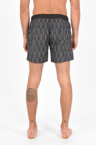 Printed CARRY OVER IKONIC ALL OVER Boxer Swimsuit