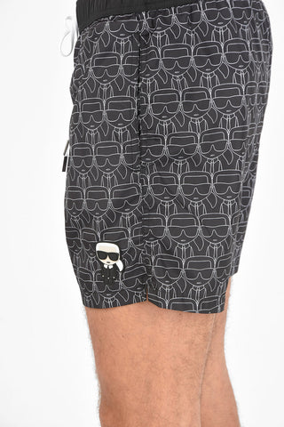 Printed CARRY OVER IKONIC ALL OVER Boxer Swimsuit