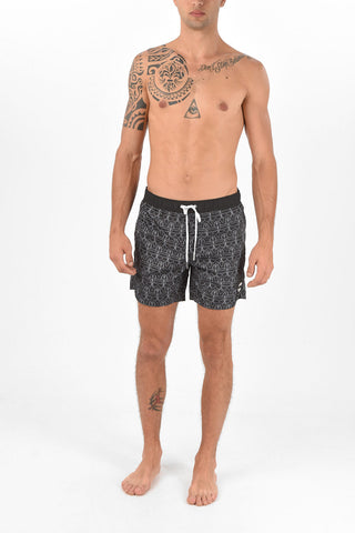 Printed CARRY OVER IKONIC ALL OVER Boxer Swimsuit