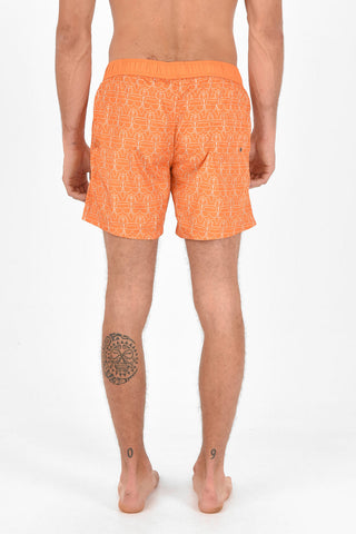 Printed CARRY OVER IKONIC ALL OVER Boxer Swimsuit