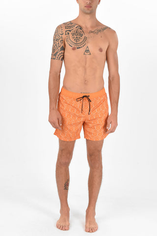 Printed CARRY OVER IKONIC ALL OVER Boxer Swimsuit