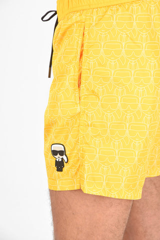 Printed CARRY OVER IKONIC ALL OVER Boxer Swimsuit
