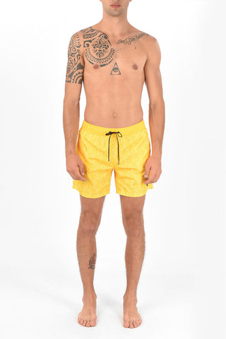Printed CARRY OVER IKONIC ALL OVER Boxer Swimsuit