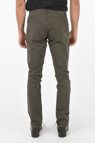 ID Stretched Cotton Pants with 5 pockets