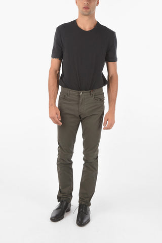 ID Stretched Cotton Pants with 5 pockets