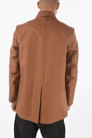 Coated Cotton Peacoat