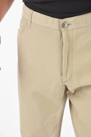 ID belt loops cotton chino pants