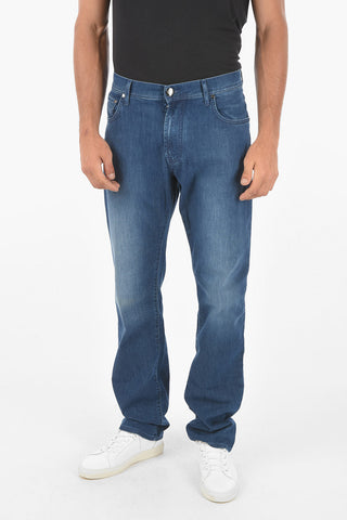 ID LUXURY DENIM 5-pocket Mid-wash Jeans 20cm
