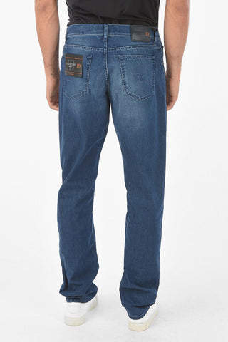 ID LUXURY DENIM 5-pocket Mid-wash Jeans 20cm