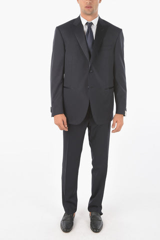 3-Piece CERIM.ACADEMY Suit with Satin Peak Lapel