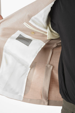 Silk Virgin Wool GATE Blazer with Notch Lapel