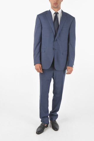 2 Button ACADEMY Micro Houndstooth Motif Suit