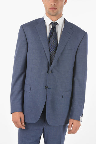 2 Button ACADEMY Micro Houndstooth Motif Suit