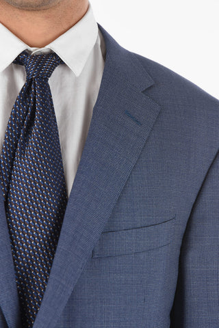 2 Button ACADEMY Micro Houndstooth Motif Suit