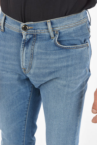 ID LUXURY DENIM 5-pocket Light Wash Jeans 17cm