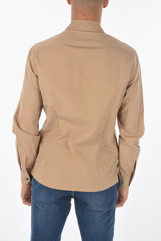 Zip Fastened Shirt with Double Breast Pocket