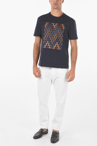 CC COLLECTION Crew Neck POLCRT Printed T-Shirt