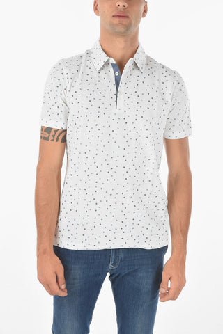 ID Plant Motif Honeycomb Cotton Polo