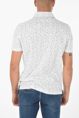 ID Plant Motif Honeycomb Cotton Polo