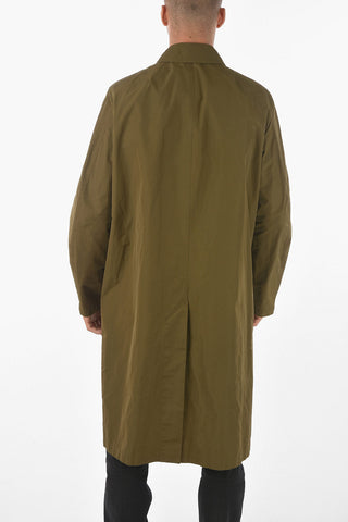 Trench Monopetto RILTON in Nylon con Tasche a Filo
