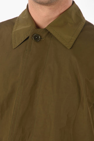 Trench Monopetto RILTON in Nylon con Tasche a Filo